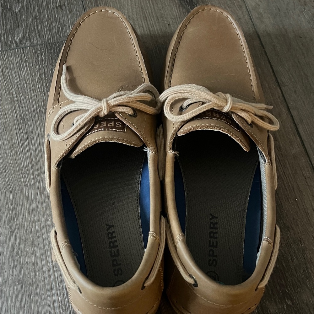 NWOB! Sperry Men's Beige Boat Shoes